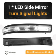 Luz LED para Espejo Retrovisor del Lado Derecho A1698201221 para una Clase B W169 W245 07-11 Luz Indicadora de SeñAl de
