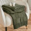 Knitted Throw Blanket Boho Style Soft Textured 50x60 Inch 5