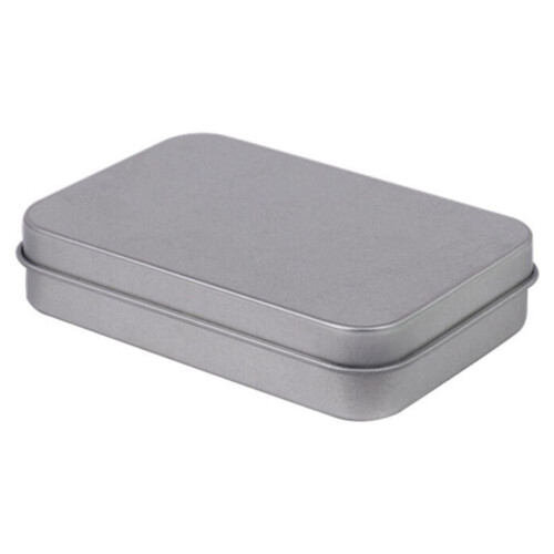 6Pcs Rectangular Tin Box Metal Tinplate Containers For Travel Home Organization 1