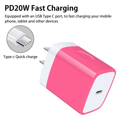Μπλοκ USB, Φορτιστής τοίχου USB C, Φορτιστής τοίχου USB 3 τεμαχίων, Φόρτιση με παροχή 2