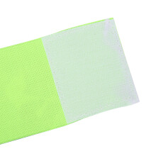 Durable Nylon Outdoor Soccer Captain Armband Adjustable Green 35x7cm