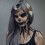 Φουρκέτα Xinwanna για το Halloween σε σκούρο στυλ με φτερά νυχτερίδας και σχέδιο βολβού 4