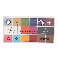 16 Farben Gesicht- & Körperfarbepalette, 108g, 15,9x8,4cm