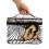 Travel Organizer Bag Double Zipper Lightweight 3