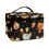 Makeup Bag Maple Leaf Pattern Small Double-Zip Travel 2