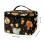 Makeup Bag Maple Leaf Pattern Small Double-Zip Travel 6