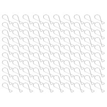 Steel Ceiling Hooks 100Pcs Galvanized Rebound Clips Durable Hanging Buckles
