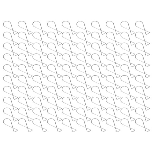 Steel Ceiling Hooks 100Pcs Galvanized Rebound Clips Durable Hanging Buckles