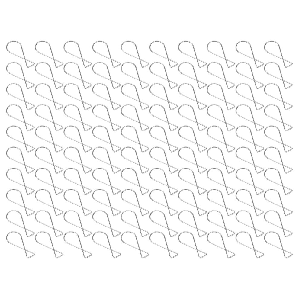 Steel Ceiling Hooks 100Pcs Galvanized Rebound Clips Durable Hanging Buckles 4051390802022