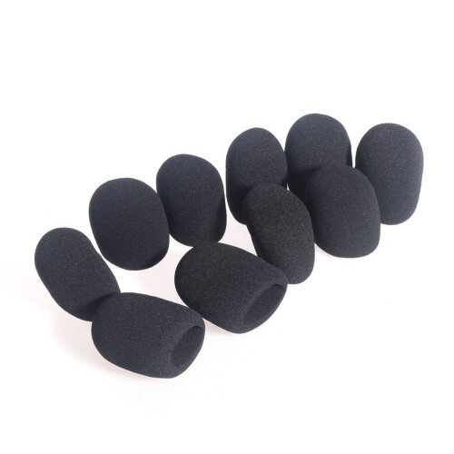 Black Microphone Windscreen Cover 10 pcs 2