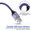 Micro USB Cable 6ft, Nylon Braided Fast Charging & Sync Cord Compatible with Samsung Galaxy 5