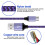 Micro USB Cable 6ft, Nylon Braided Fast Charging & Sync Cord Compatible with Samsung Galaxy 6