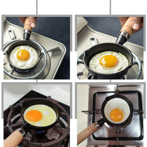 Miniature Frying Pan Small Egg Cooker Cast Iron 1Pcs 1