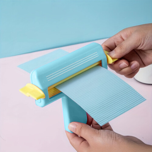 Paper Crimper for Chip Bags Crafting with Width Roller 1