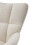 Teddy White Tufted Rocking Chair with Side Pocket 7