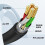 CY Mini USB2.0 5Pin Αρσενικό σε Micro3.0 Τύπου-B Θηλυκό Καλώδιο Προέκτασης με Βίδα 480Mbps 4
