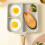 Multi-Functional Non-Stick-Skillet 3 Section-Grill Pan Breakfast Pan-Griddle 3