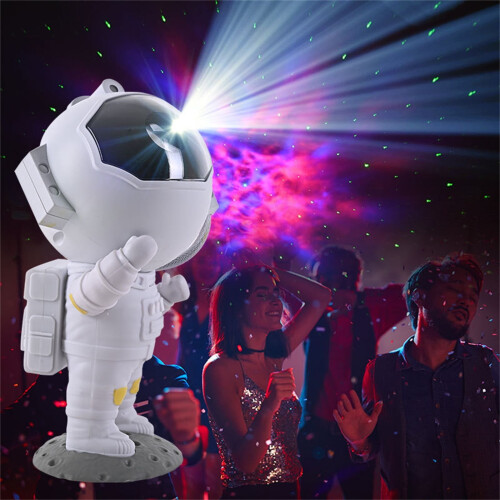 Astronaut Galaxy Projector Night Light with Timer & Remote – Nebula Ceiling Projection, Compatible with Galaxy Projectors 1