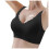 Women's Ice Silk Seamless Cold Feeling Thin Soft Support Breathable Comfortable Bra Fixed Cup Underwear Black 2XL 2