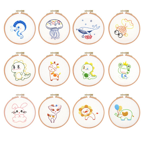 Rabbit Embroidery Set Beginner Kit 1 Piece 2