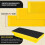 3 Pack Rectangle Auto Body Sanding Block, 10.75inch, 7.7inch and 4.7inch, Hook & Loop Backing Hand Sander Tools Kit 7