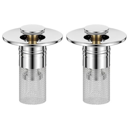 2 in1 Kitchen Sink Drain Strainer Sink Stopper Filter Bathroom Sink Drain Filter 1