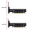 Κάρτα PCIe4.0U.2NVMe Split Card SFF8643 για πολλαπλούς SSD NVMe Μεταφορά δεδομένων 4 θυρών Windows Server 5