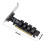 Κάρτα PCIe4.0U.2NVMe Split Card SFF8643 για πολλαπλούς SSD NVMe Μεταφορά δεδομένων 4 θυρών Windows Server 6