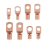 70pcs Wire Lug Connector Ring SC6-25 Copper Connectors Bare Cable Kit 3