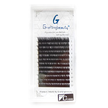 (14, 0.05) Matte Black DIY Eyelashes for Party & Cosplay