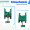 3X for  18V NEW BMS Protection Board Circuit Board 18650 8