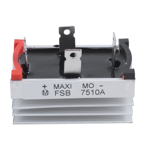 20X Aluminum Heatsink Base Single Phase Bridge Rectifier Diode 75A 1000V 1