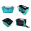 MultiCompartment Utility Bag Ladder Tool Organizers-light blue 3