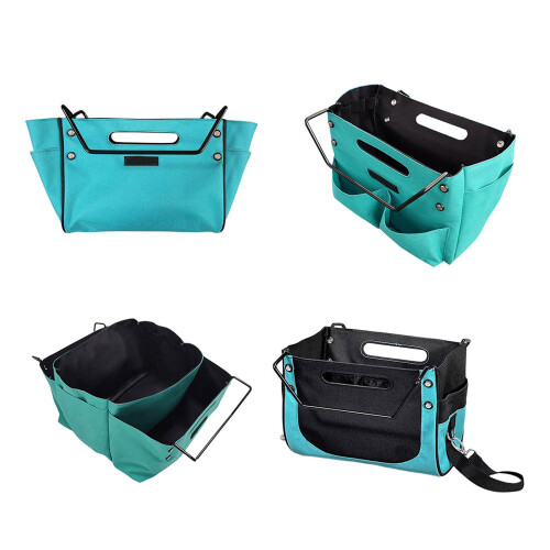 MultiCompartment Utility Bag Ladder Tool Organizers-light blue 2