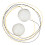 Dollhouse Building Supplies Silver 2Pcs 6