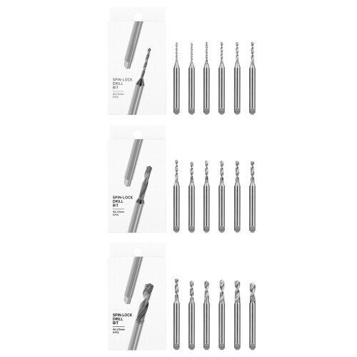 6Pcs/set Oval Head Drill Bit Set Manual Drilling Tool-XDB S02 1