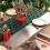 AuroraX Christmas table runner green 6 ft 4