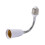 4X LED Light Bulb Holder Converters Adapter Flexible E27 to E27 20cm Length Flexible Extend Socket Base Type Extension 2