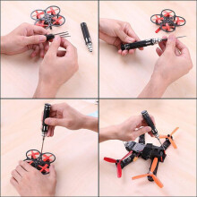 2X 6 in 1 Screwdrivers Repair Tool Kit 1.5mm 2.0mm 2.5mm 3.0mm All-in-One Hex Driver Hand Set for RC FPV Racing Drone