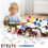 Σετ καλουπιών ζωγραφικής με δεινόσαυρους Diy με 12 φιγούρες, 2 στυλό, χρώματα για 2