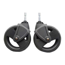(front wheel) 2x Baby Trolley Wheels Accessories Rubber Pushchair Spare Parts for Pet Trolley Replacement Pram Trolley Trolley Wheel Set