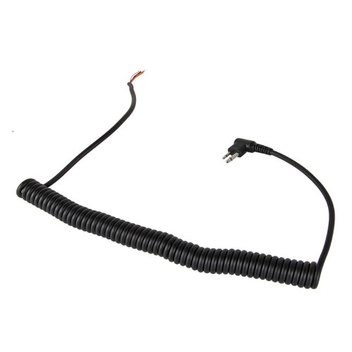 6X 2pin 4 Wire Speaker MIC Cable Spring  for  GP88S GP3688 GP2000 PMMN4013A 1