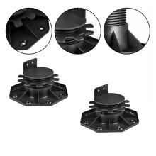 20Pack Adjustable Deck Support Pedestal Deck Foundation Base Support for Floating Deck Platform Deck Floor Height