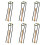 6Pcs Billiards Table Pocket Rails Billiard Table Slide Track Lightweight Billiards Tool Accessories Falling Rails Replace C 2