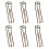 6Pcs Billiards Table Pocket Rails Billiard Table Slide Track Lightweight Billiards Tool Accessories Falling Rails Replace C 4