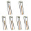 6Pcs Billiards Table Pocket Rails Billiard Table Slide Track Lightweight Billiards Tool Accessories Falling Rails Replace C 5