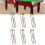 6Pcs Billiards Table Pocket Rails Billiard Table Slide Track Lightweight Billiards Tool Accessories Falling Rails Replace C 8