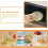 Bread Box Clear Design Blue 3Pcs 14.5X12.5X6.5In 2