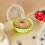 Bread Box Clear Design Blue 3Pcs 14.5X12.5X6.5In 6