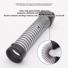 2X Vacuum Hose for 2225Z /1713Z Floor Scrubber Brush Spare Parts Threaded Pipe Fittings for Sewage Pipes